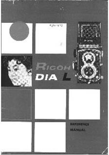 Ricoh Dia manual. Camera Instructions.
